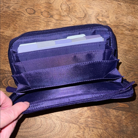 Thirty one purple coupon organizer zip wallet sorter - Picture 4 of 5